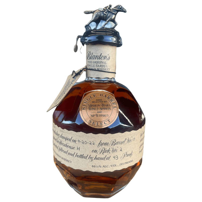 Blanton’s Single Barrel Bourbon Privately Selected by Sip Whiskey