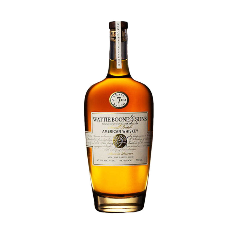 Wattie Boone & Sons 7 Year Old American Whiskey
