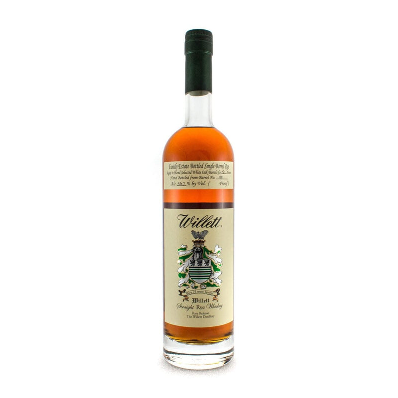 Willett Family Estate Bottled Single Barrel Rye Aged in White Oak Barrels for 9 Years 116.8 Proof