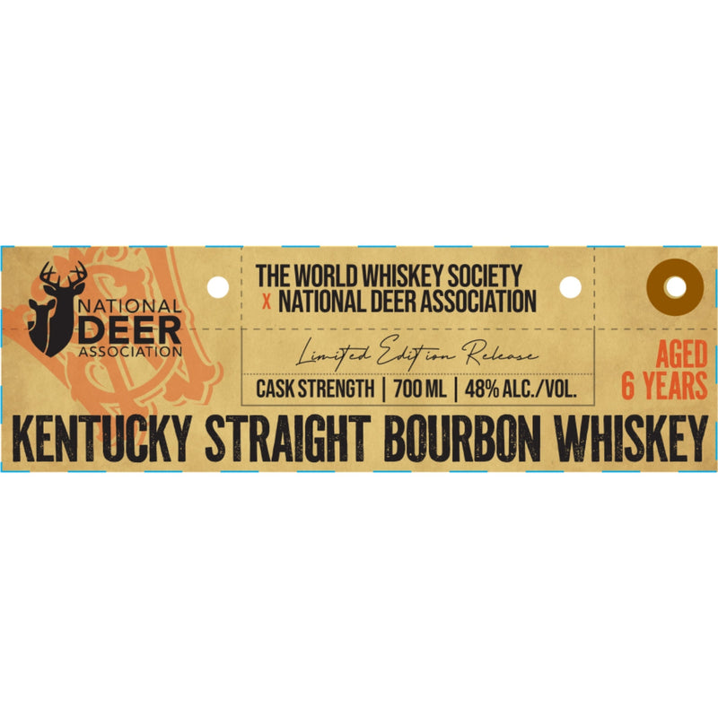 World Whiskey Society x National Deer Association 6 Year Cask Strength Kentucky Straight Bourbon Whiskey