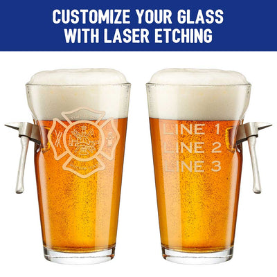 BenShot Fire Axe Glass - Maltese Cross