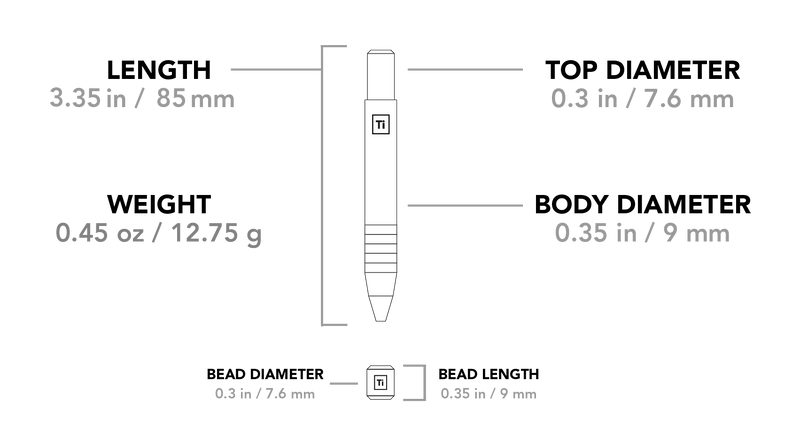 Ti Mini Pen & Brass / Copper Mini Pen