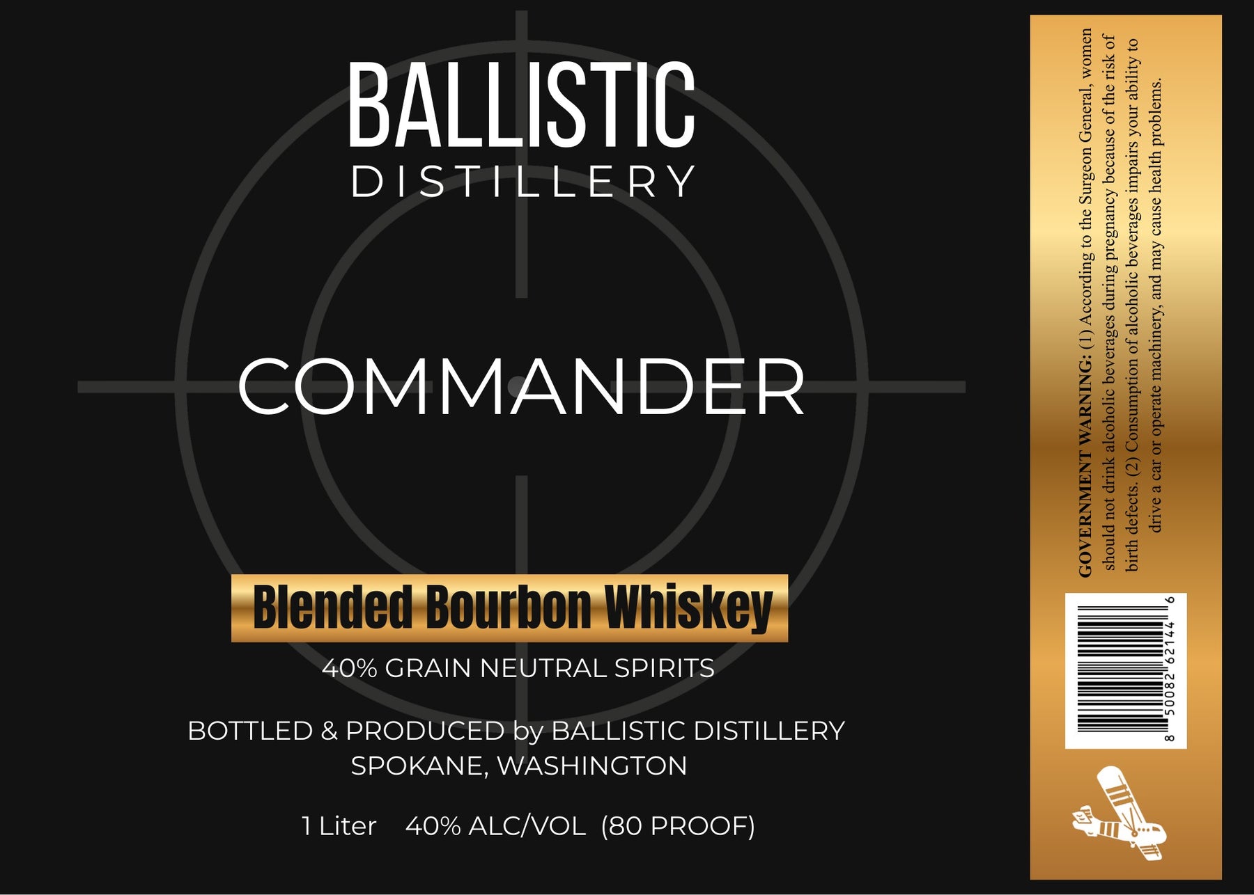 Buy Ballistic Distillery Commander Blended Bourbon Whiskey® Online ...