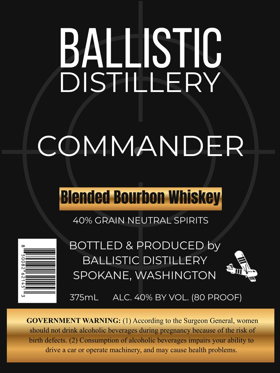 Buy Ballistic Distillery Commander Blended Bourbon Whiskey® Online ...