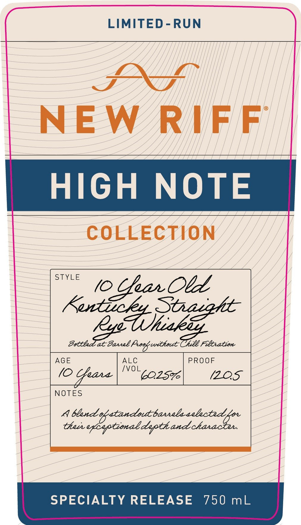 State Side Riff Notes Buy New Riff High Note Collection 10 Year Kentucky Straight Rye Whiskey ...
