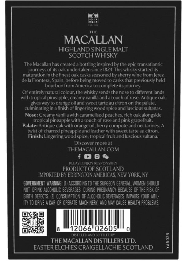Buy The Macallan Carta Nautica 39 Year Highland Single Malt
