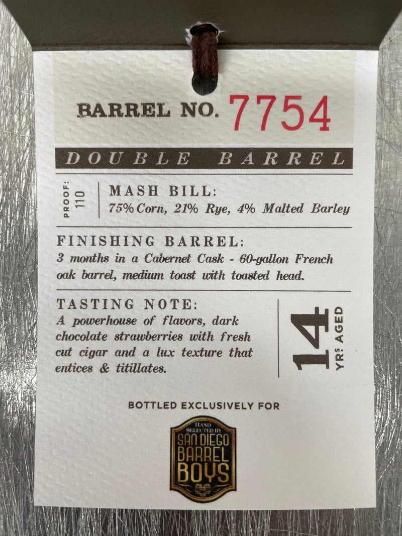 Redwood Empire "SDBB" Haystack Needle Double Barrel
